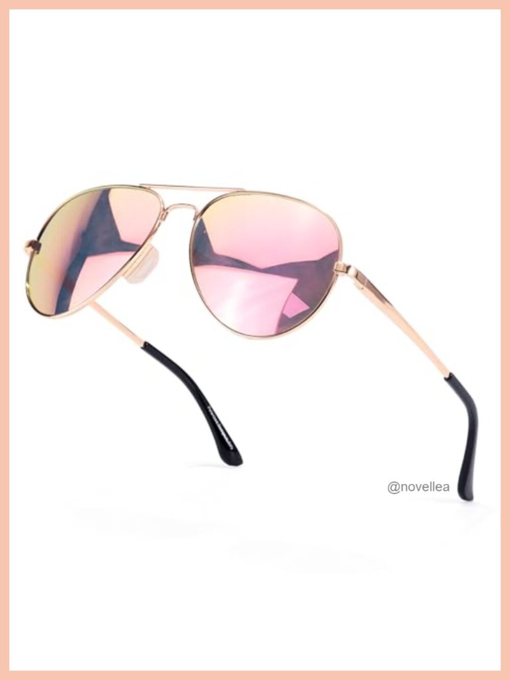 Oversized Aviator Sunglasses for Women UV400 Protection Polarized Metal Frame